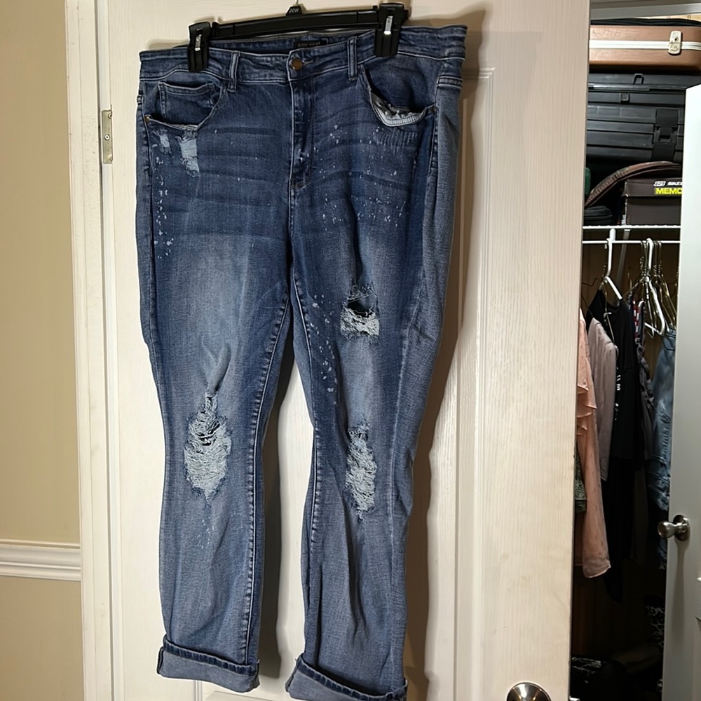 Judy Blue very distressed jeans